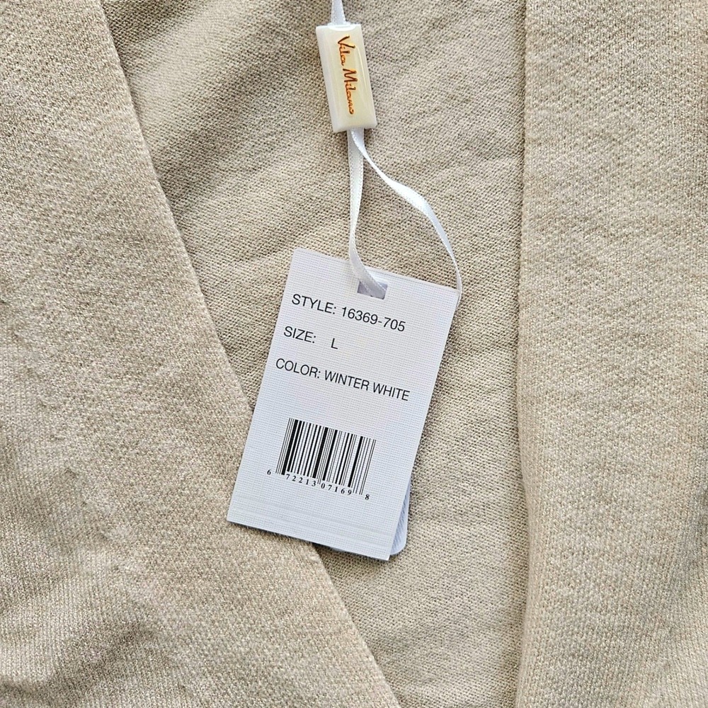Vila Milano Womens Winter White Oversized Single Button Cardigan Sweater Large - Picture 5 of 5